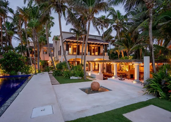Villa 6br Exclusive Beachfront W/ Pool In Tulum