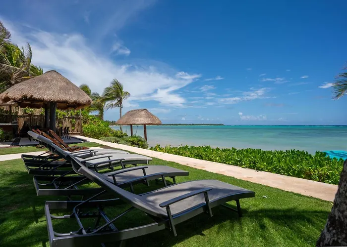 6br Exclusive Beachfront W/ Pool In Tulum * Balcheil