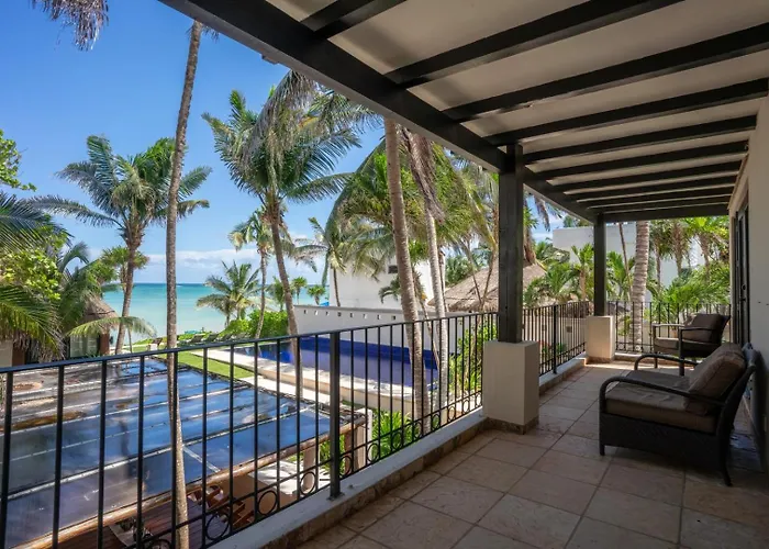 6br Exclusive Beachfront W/ Pool In Tulum