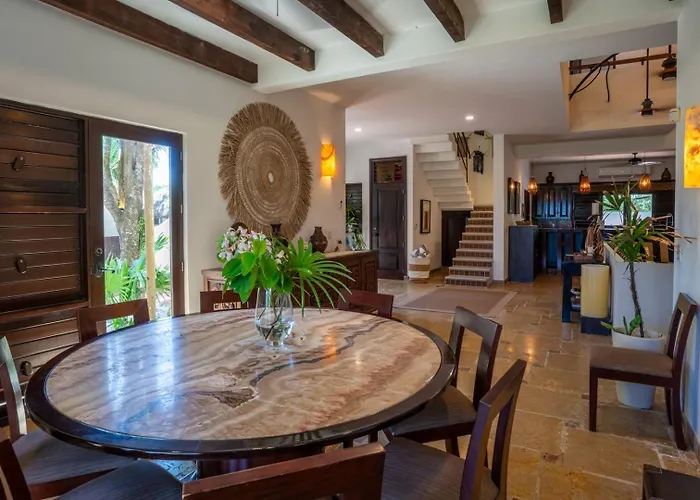 6br Exclusive Beachfront W/ Pool In Tulum Villa Balcheil
