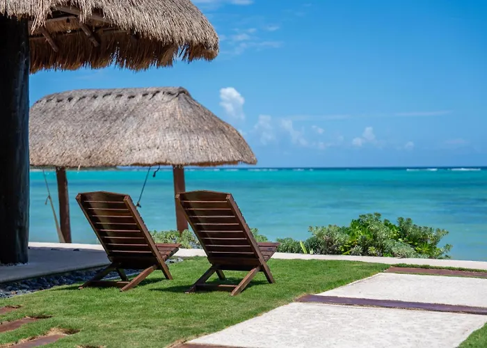 Villa 6br Exclusive Beachfront W/ Pool In Tulum