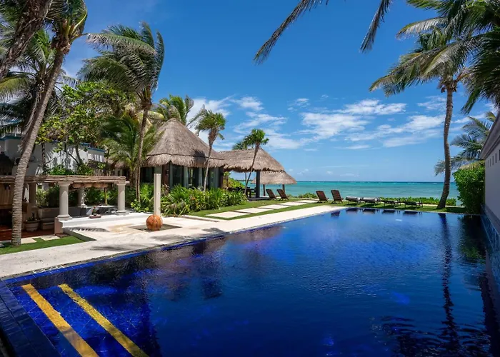 6br Exclusive Beachfront W/ Pool In Tulum Balcheil